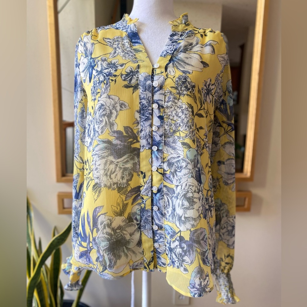 Tommy Hilfiger floral blouse, sz Small
